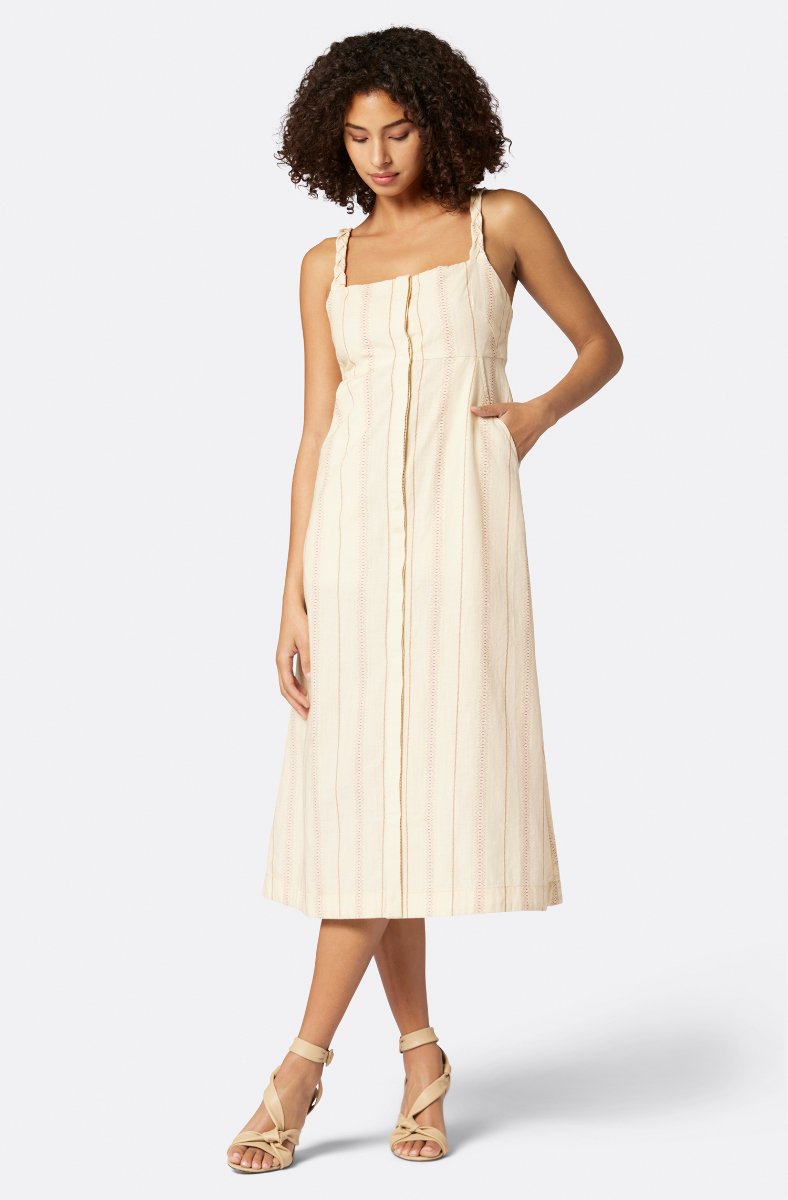 FRANCESCA MIDI LINEN DRESS